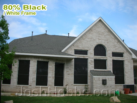 Austin TX Window Shade Screen aka Solar Window Screens